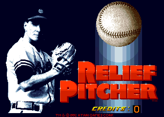 Relief Pitcher (set 1, 07 Jun 1992 + 28 May 1992) Title Screen